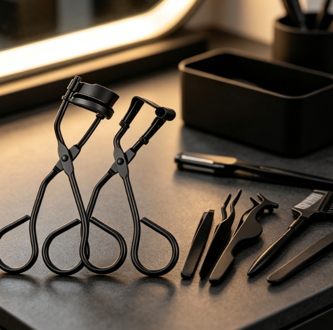 12-in-1 Eyebrow Grooming Kit with Storage Pouch