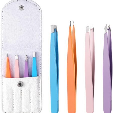 5-in-1 Eyelash Application Tool Set (Tweezers, Clips, Scissors)