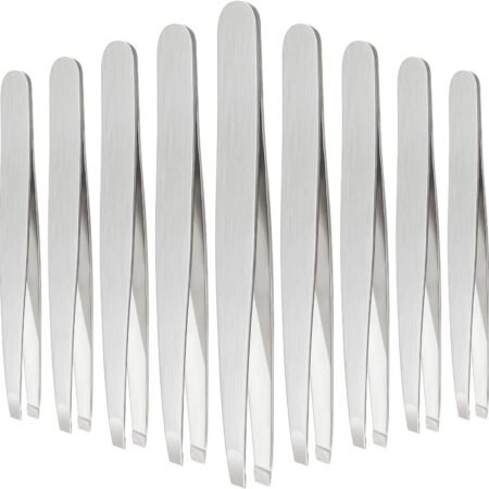 Stainless Steel Eyebrow Tweezer Set (Various Styles)