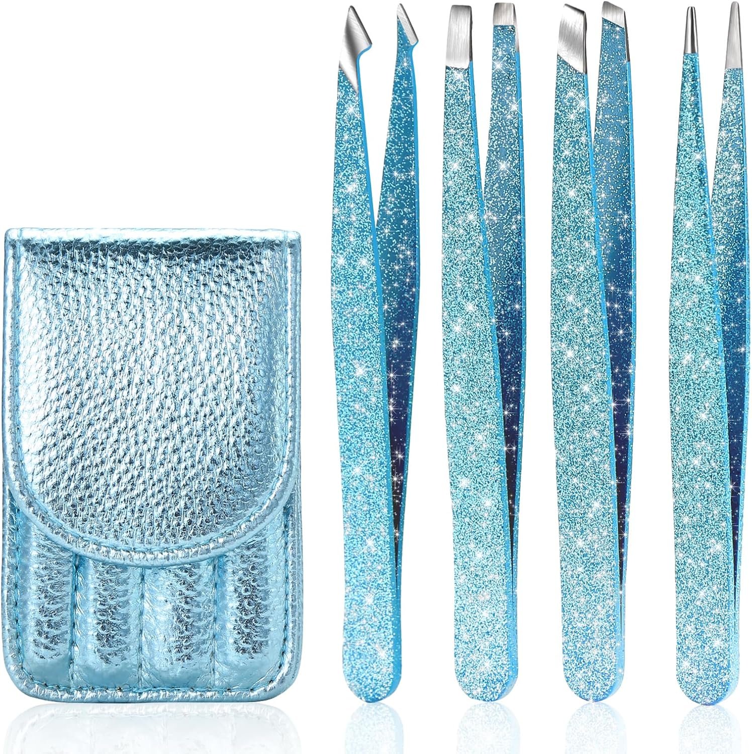 5-in-1 Eyelash Extension Tool Set (Tweezers, Scissors, Brush)